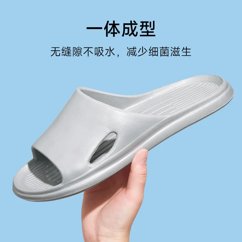 INSTOCK-Home bathroom slippers non-slip indoor bath sandals for
