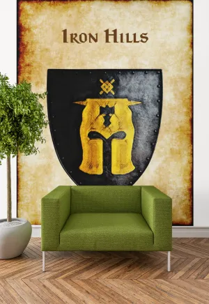 Iron Hills Heraldry of Greyhawk Anna Meyer Cartography Canvas Art Print
