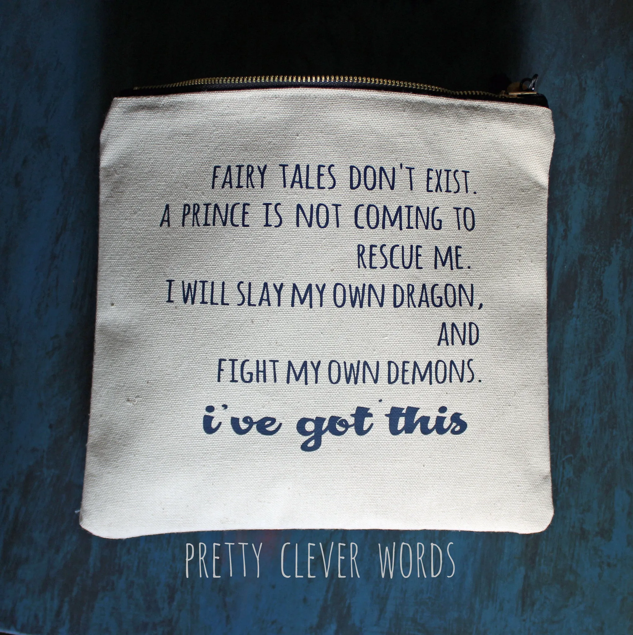 i've got this - zip money bag tote