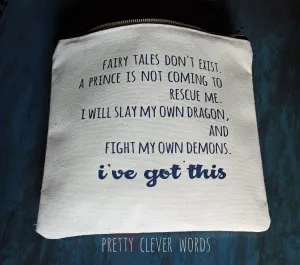 i've got this - zip money bag tote