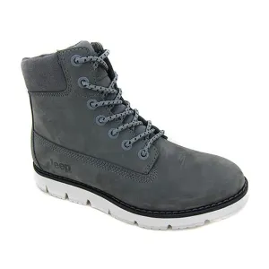 Jeep Leather Worker Boot - Grey