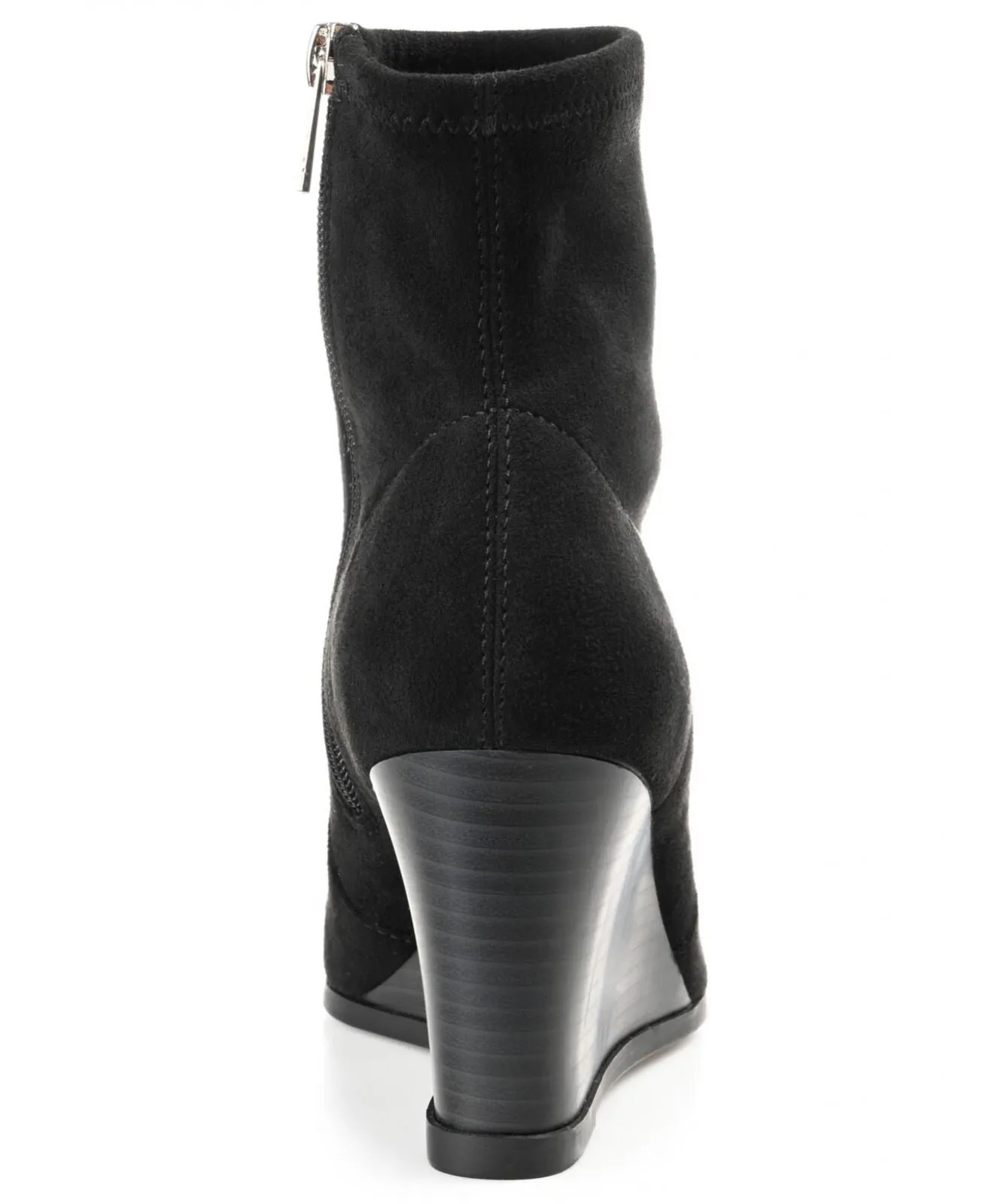 Journee Collection Women's Hepburn Wedge Bootie Shoes HEPBURN-BOOTIES Black 12M