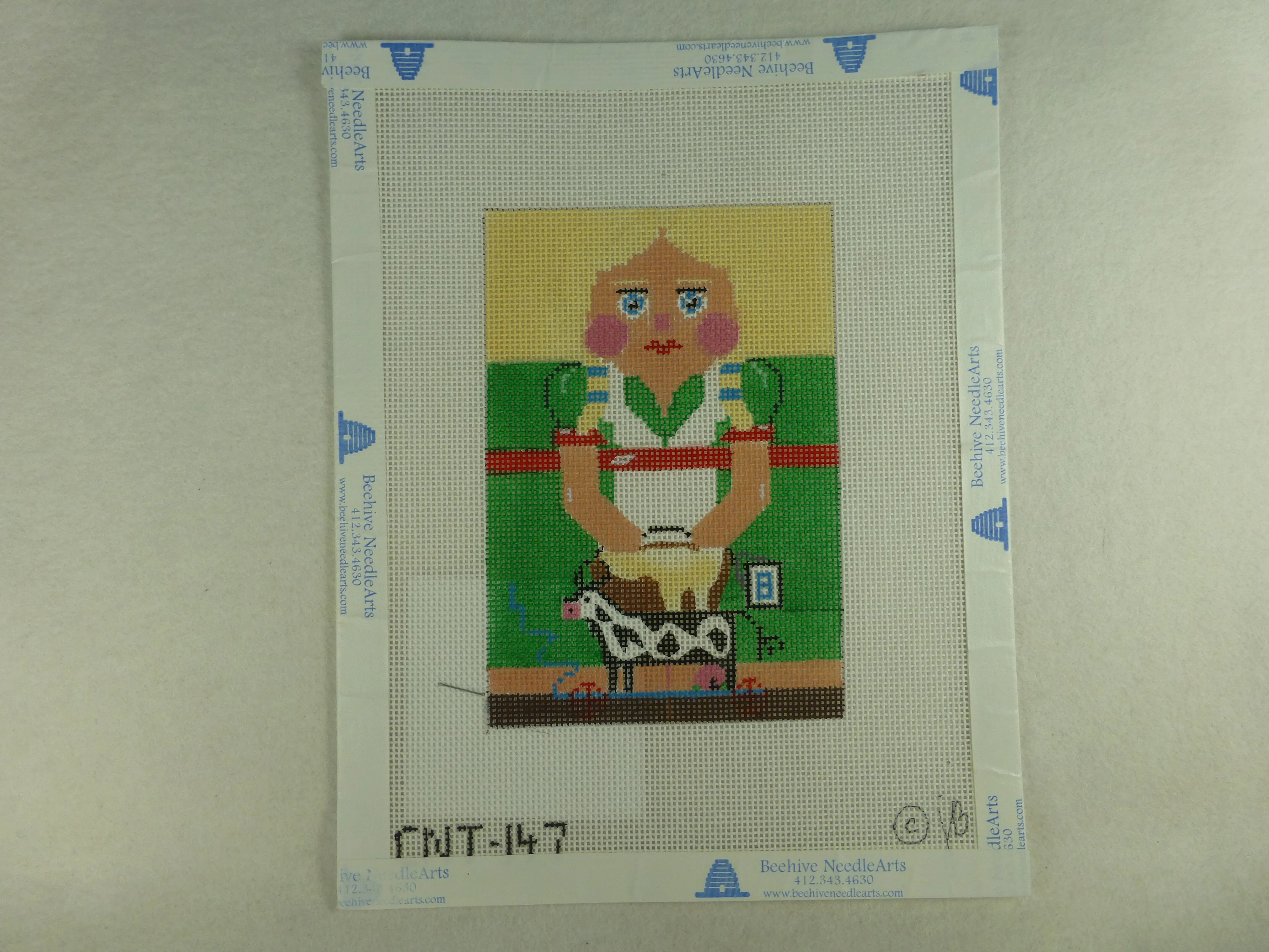 Julia's Needleworks CNT147 Maids Milking