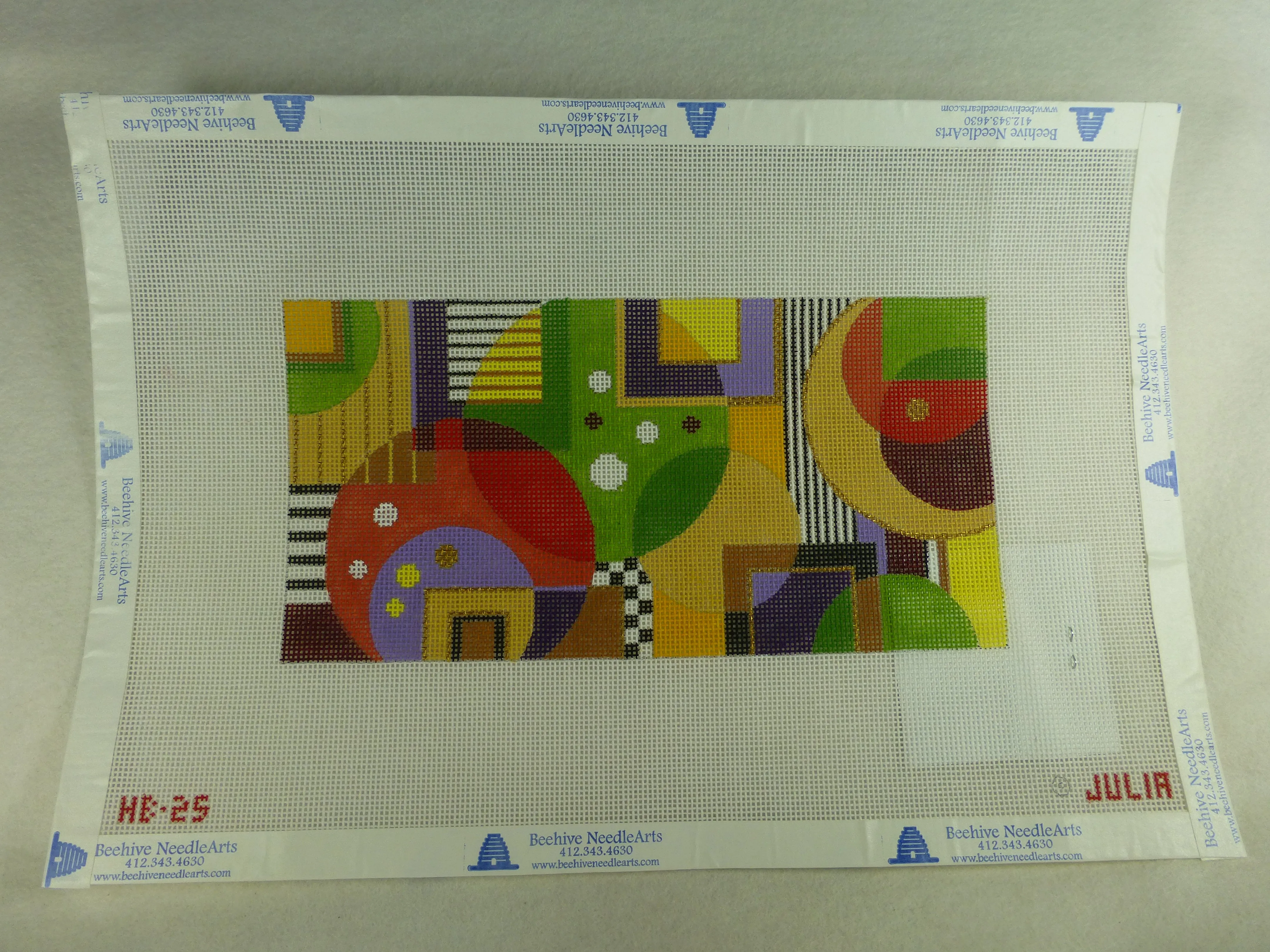 Julia's Needleworks HB25 Autumn Abstract