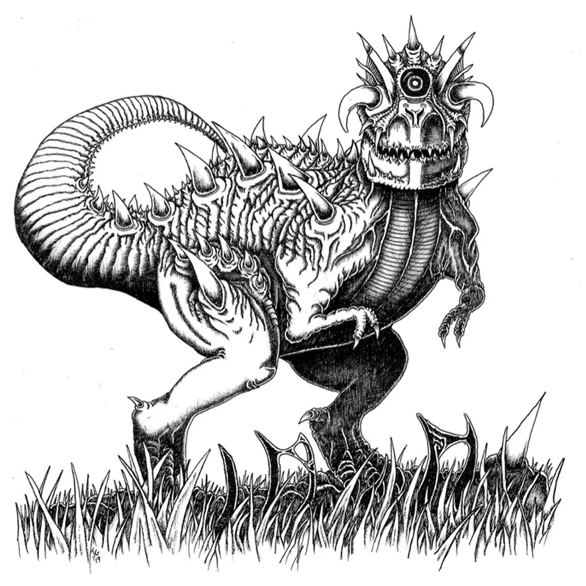Kaiju Deadeye Gallery Canvas Art Print