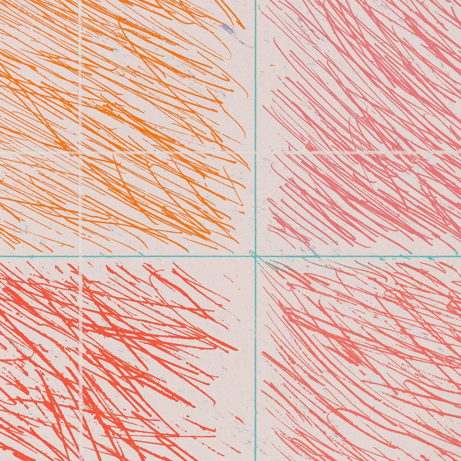KENNETH NOLAND "MARRON" ETCHING, 1990