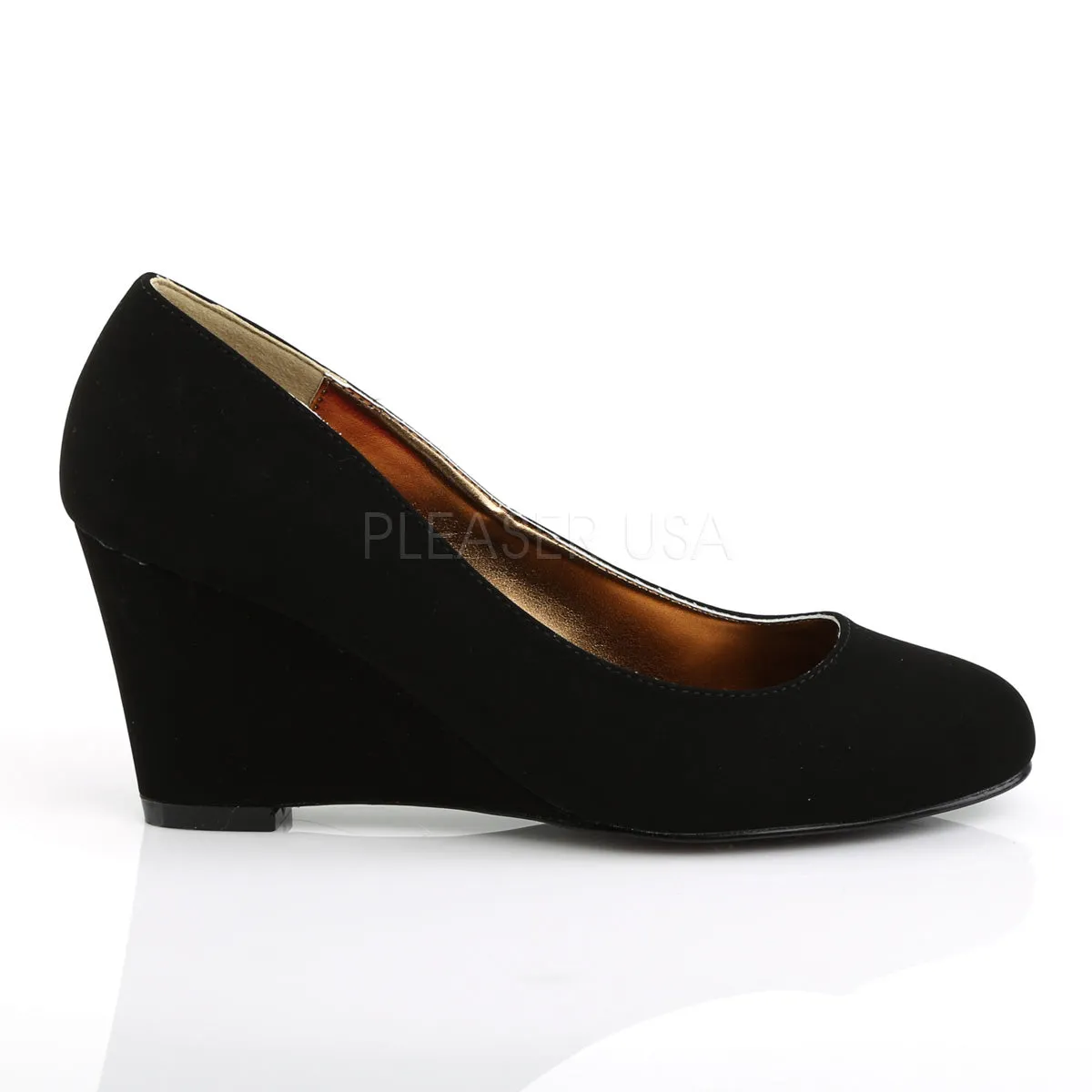 KIMBERLY-08  Black Nubuck Suede