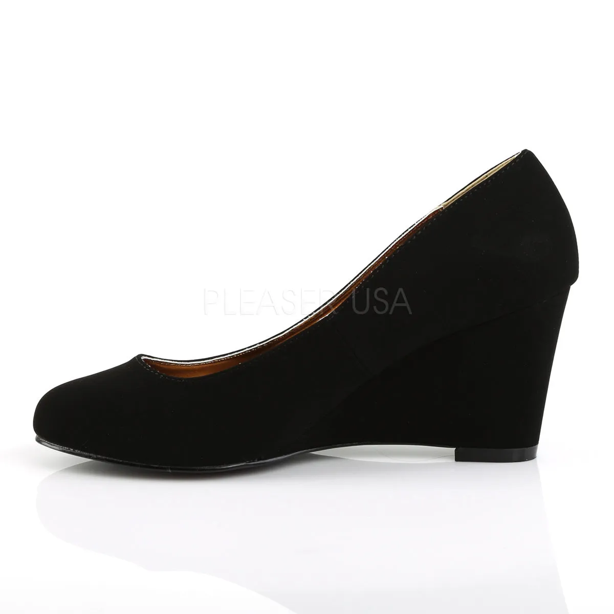 KIMBERLY-08  Black Nubuck Suede