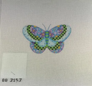 Kirk & Bradley BB3153 Purple & Blue Butterfly