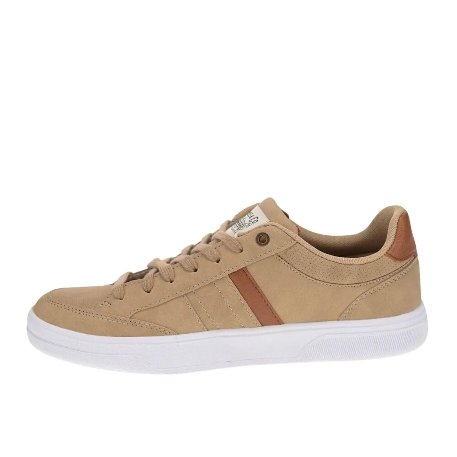 Levi's Mens Gavin Synthetic Leather Casual Lace Up Sneaker Light Tan Brown 10