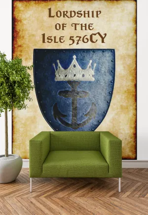 Lordship of the Isle 576CY Heraldry of Greyhawk Anna Meyer Cartography Canvas Art Print
