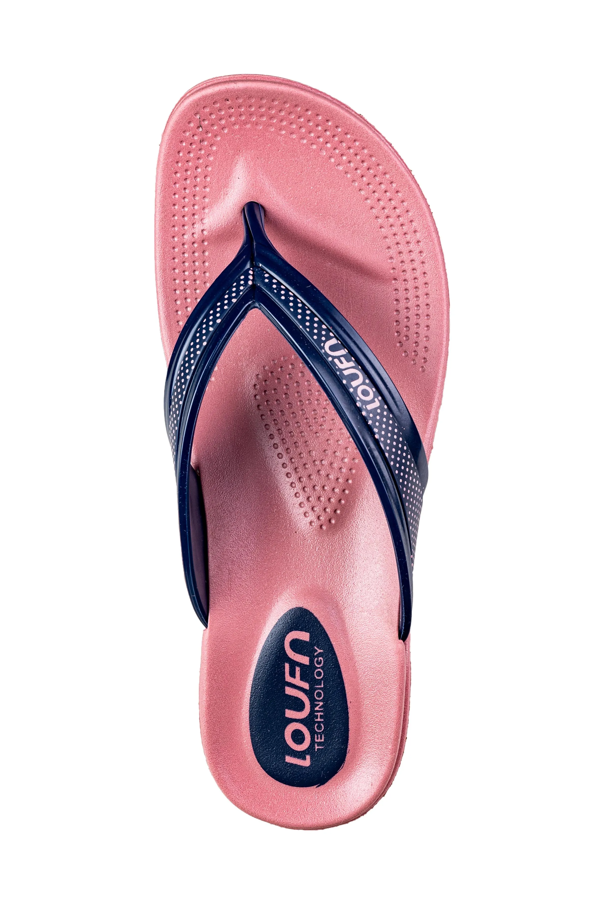 Loufn Ladies Peach Chappal EVA
