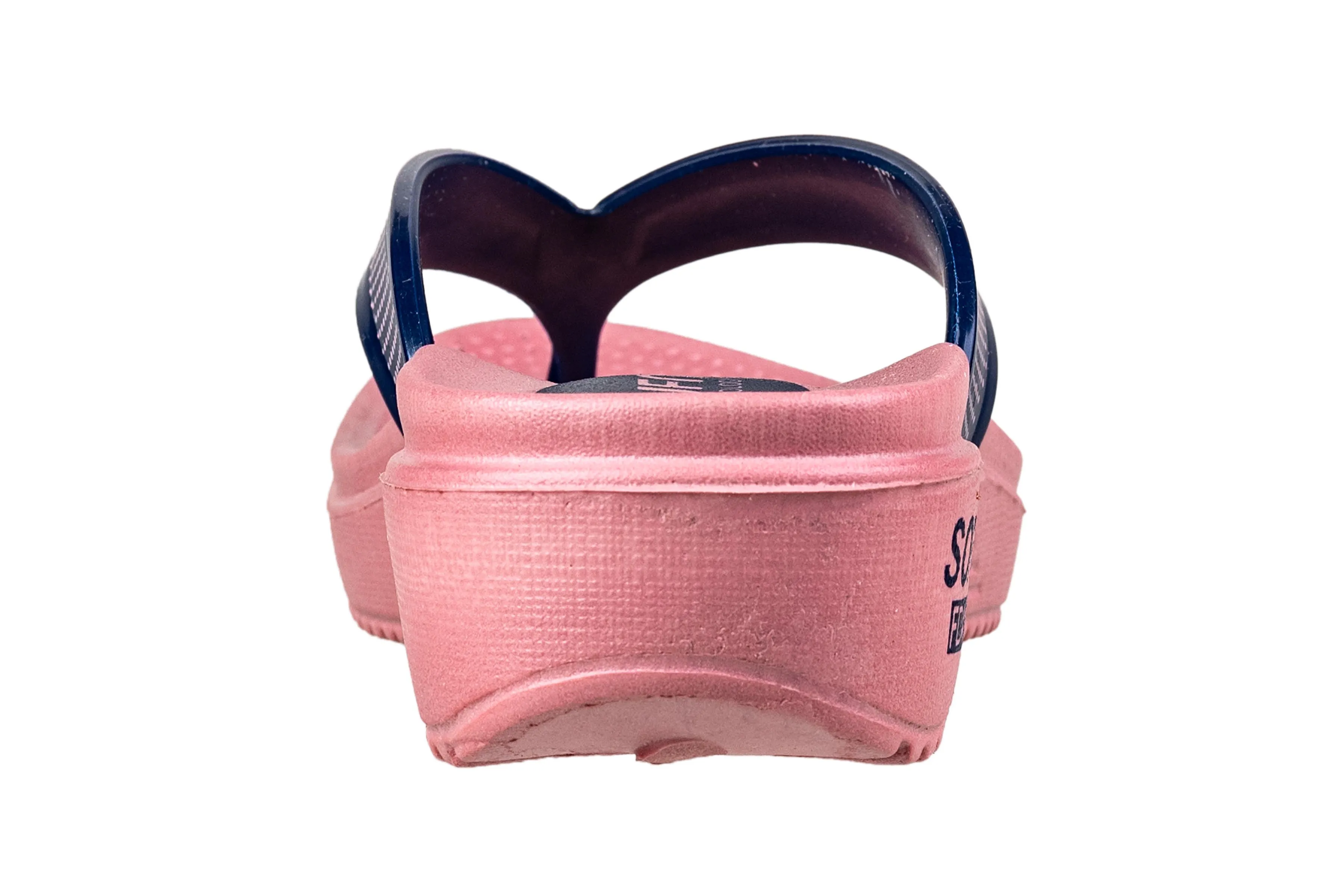 Loufn Ladies Peach Chappal EVA