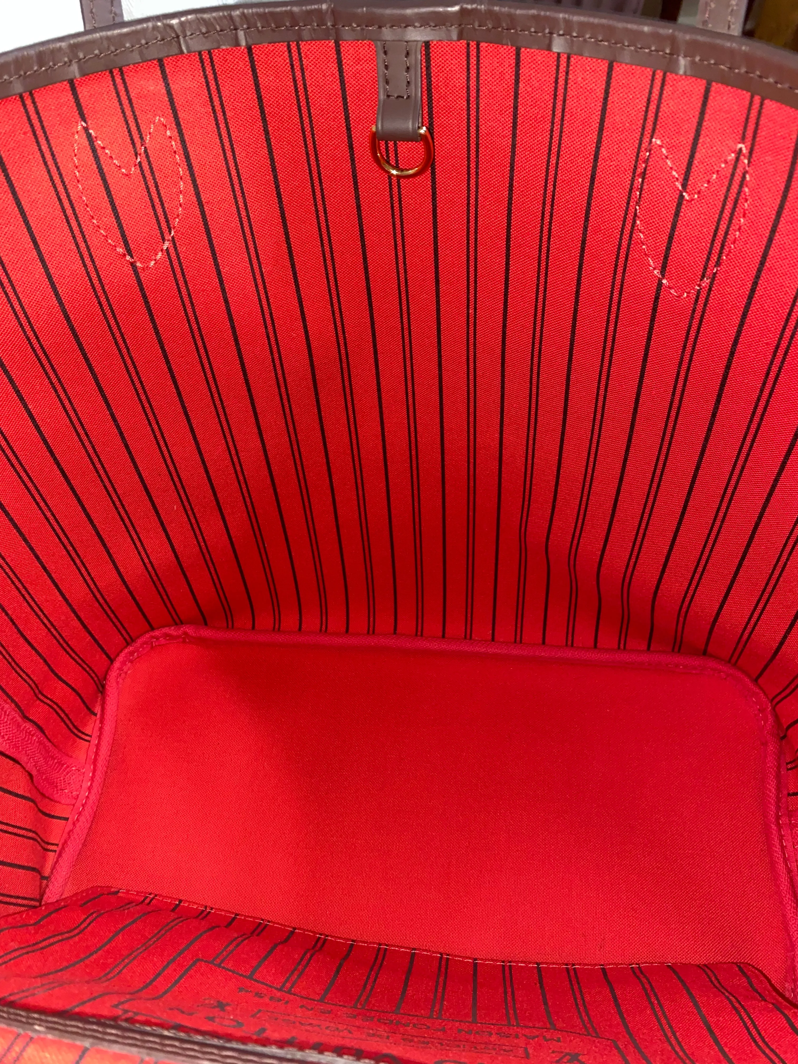 Louis Vuitton Damier Ebene Neverfull MM Tote