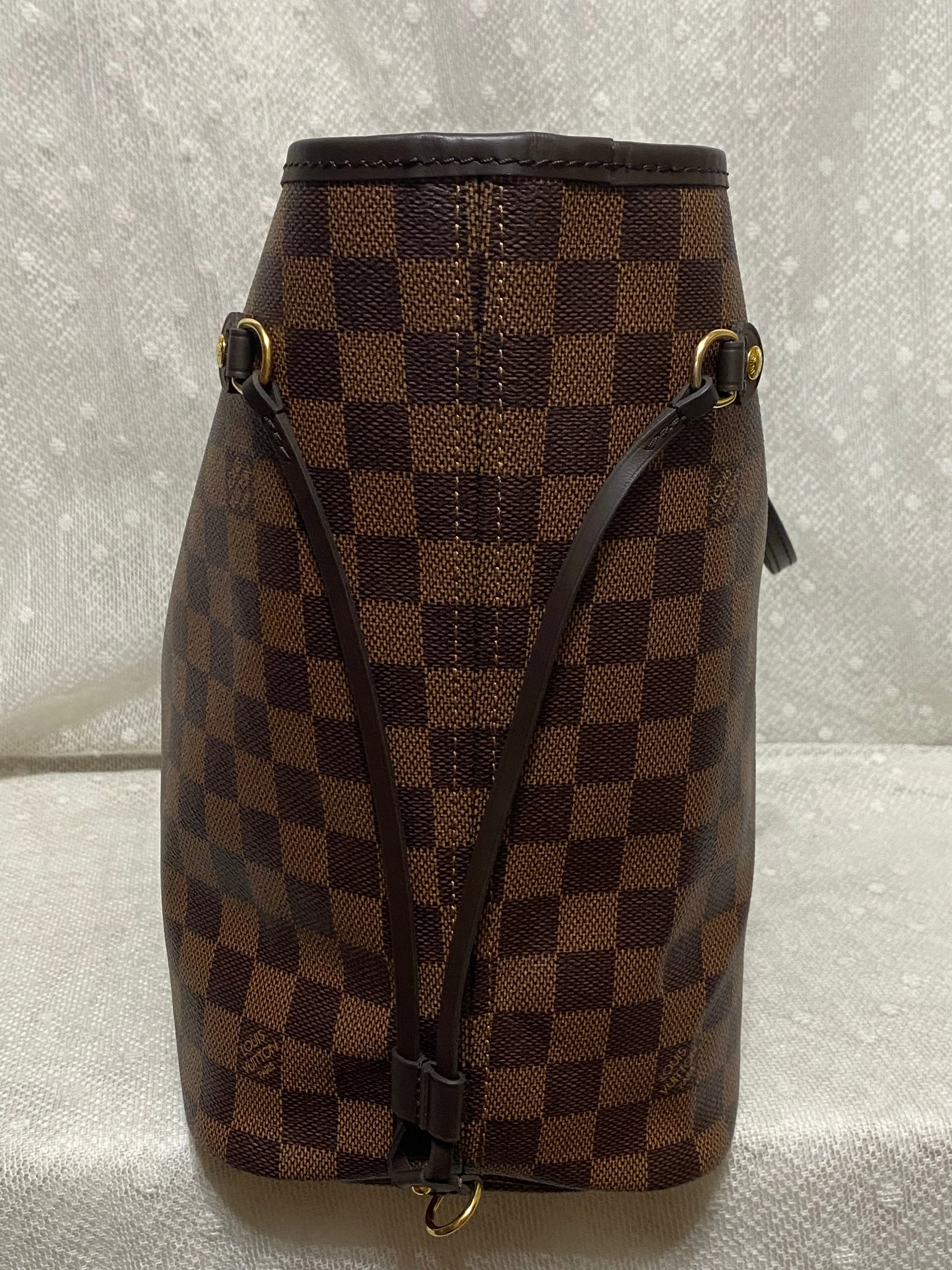 Louis Vuitton Damier Ebene Neverfull MM Tote