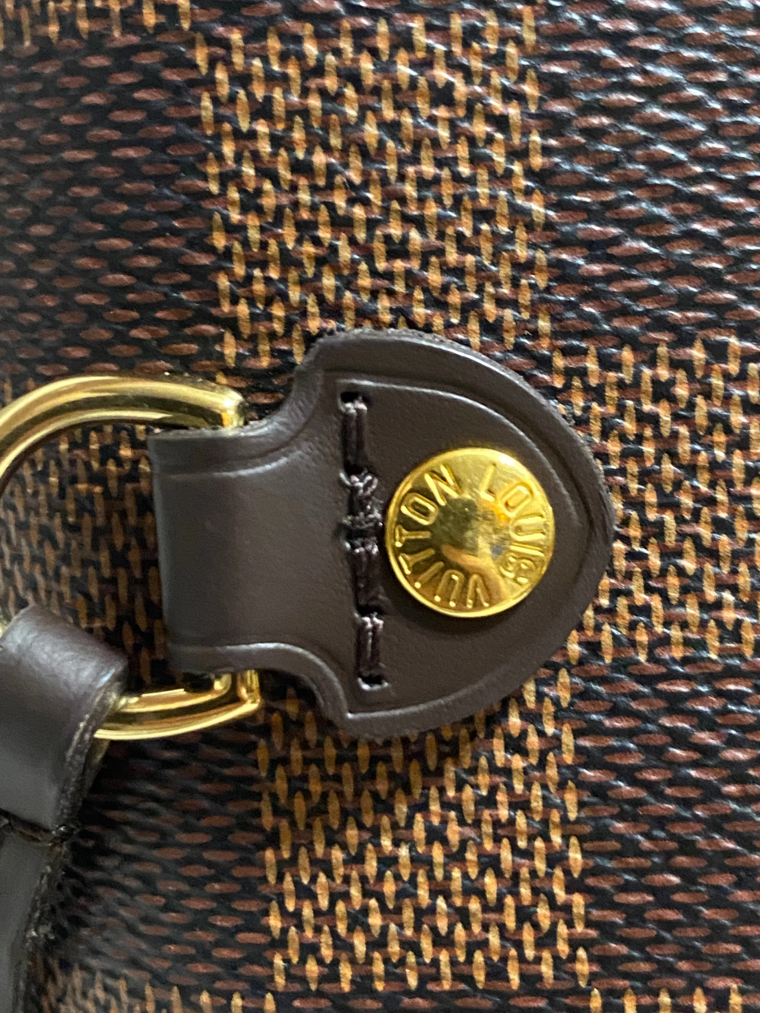 Louis Vuitton Damier Ebene Neverfull MM Tote