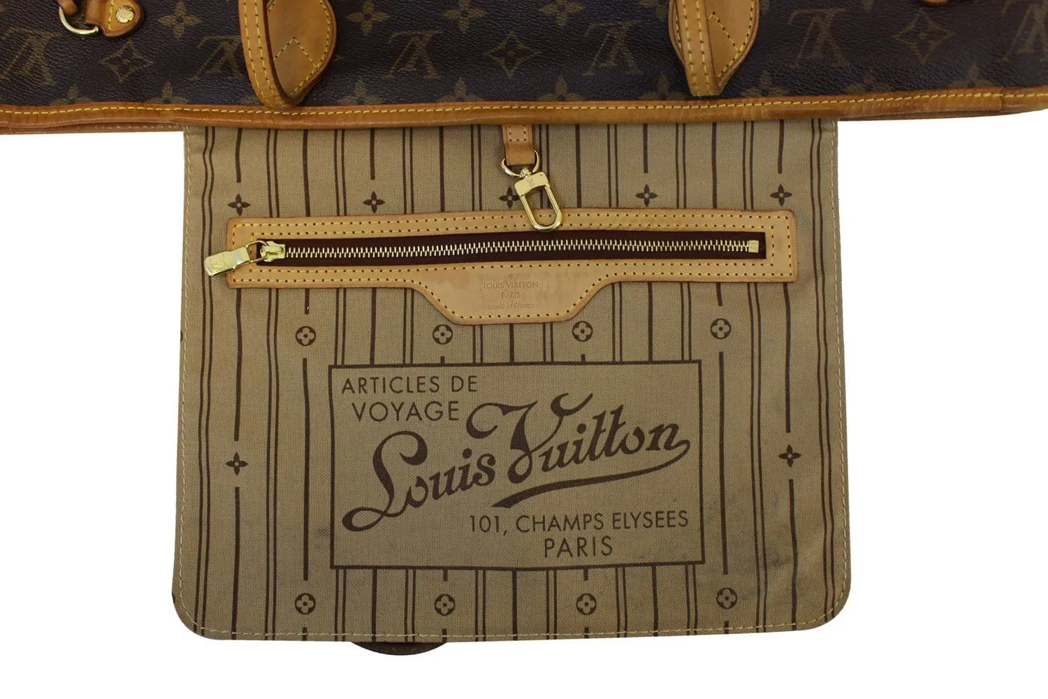 LOUIS VUITTON Neverfull MM Monogram Canvas Tote Bag