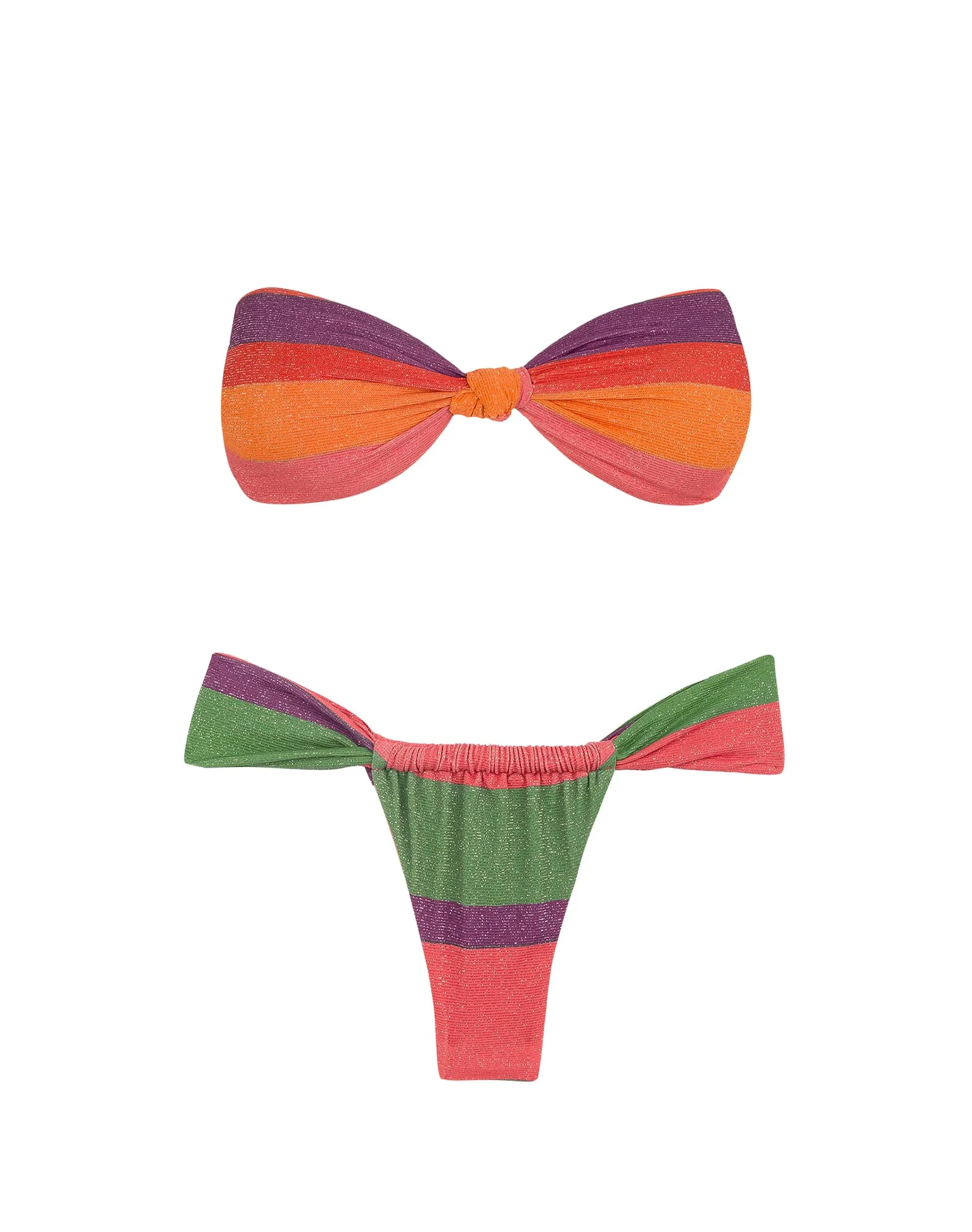 Lurex Tanga Bottom - Heatwave