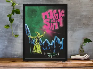 Magic N Shit Large Gallery Canvas Art Print