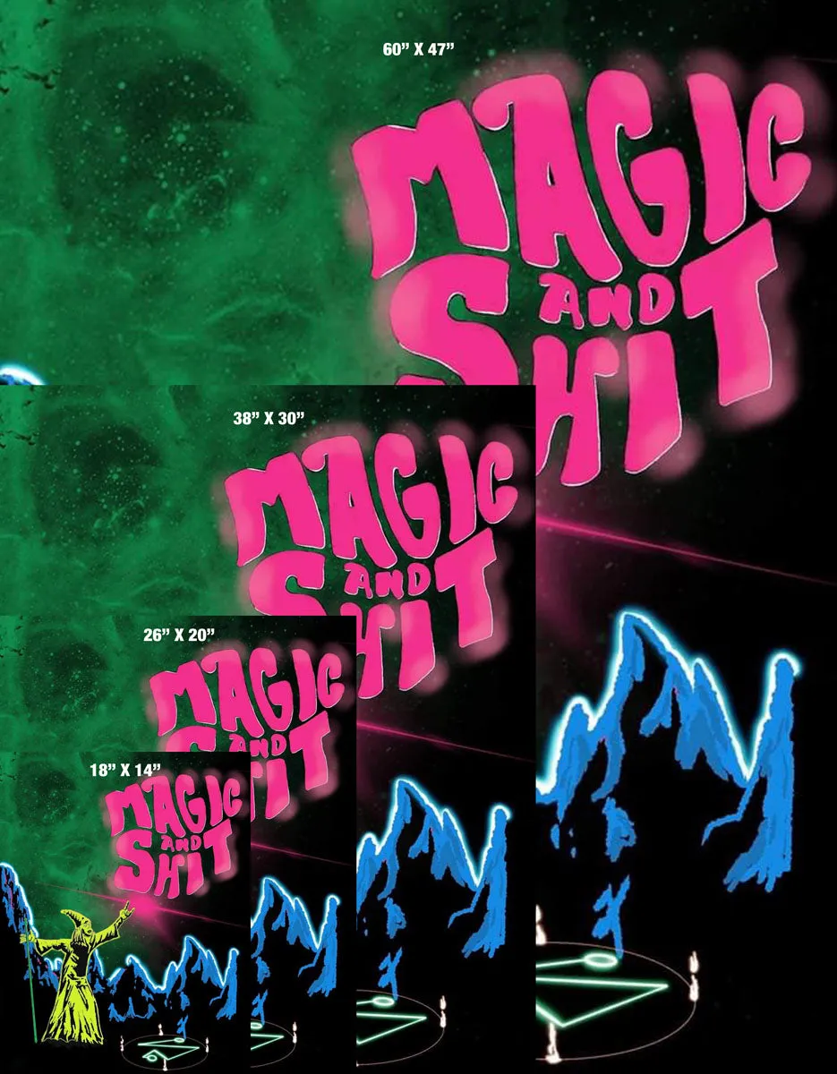 Magic N Shit Large Gallery Canvas Art Print