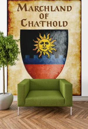 Marchland of Chathold Heraldry of Greyhawk Anna Meyer Cartography Canvas Art Print