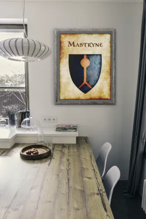 Mastryne Heraldry of Greyhawk Anna Meyer Cartography Canvas Art Print