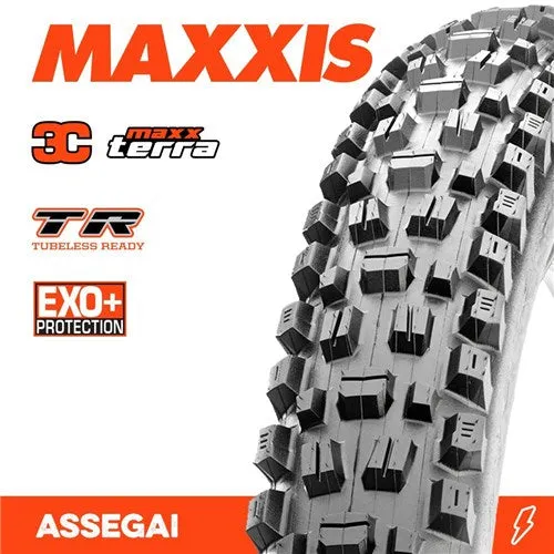 Maxxis Assegai 27.5 X 2.60 Exo  3c Max Terra Tr Folding Tyre