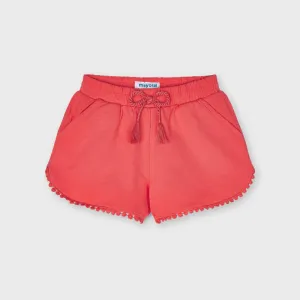 Mayoral Coral Tassel Shorts