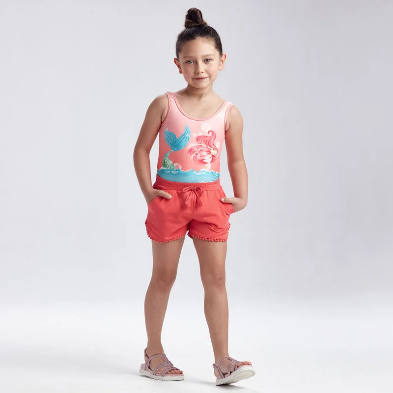 Mayoral Coral Tassel Shorts
