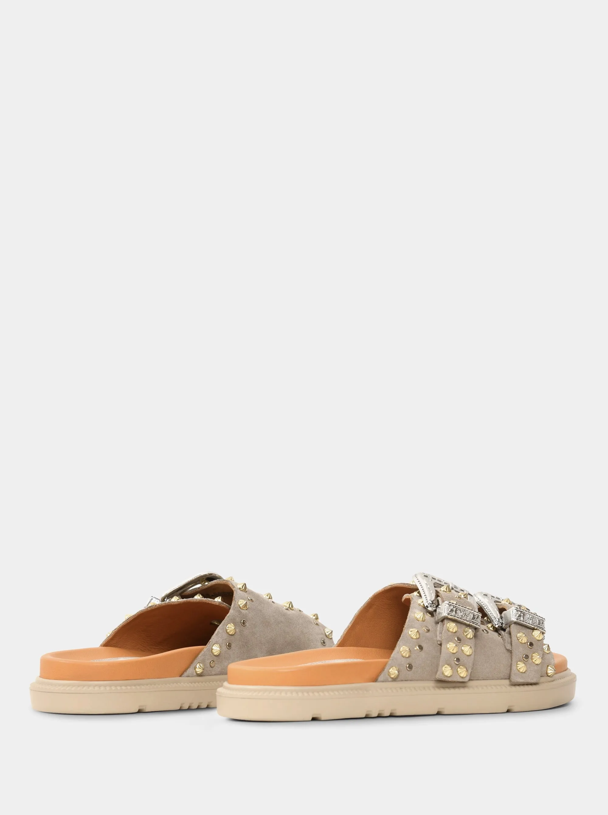 MEDISON MINK SUEDE SLIPPERS