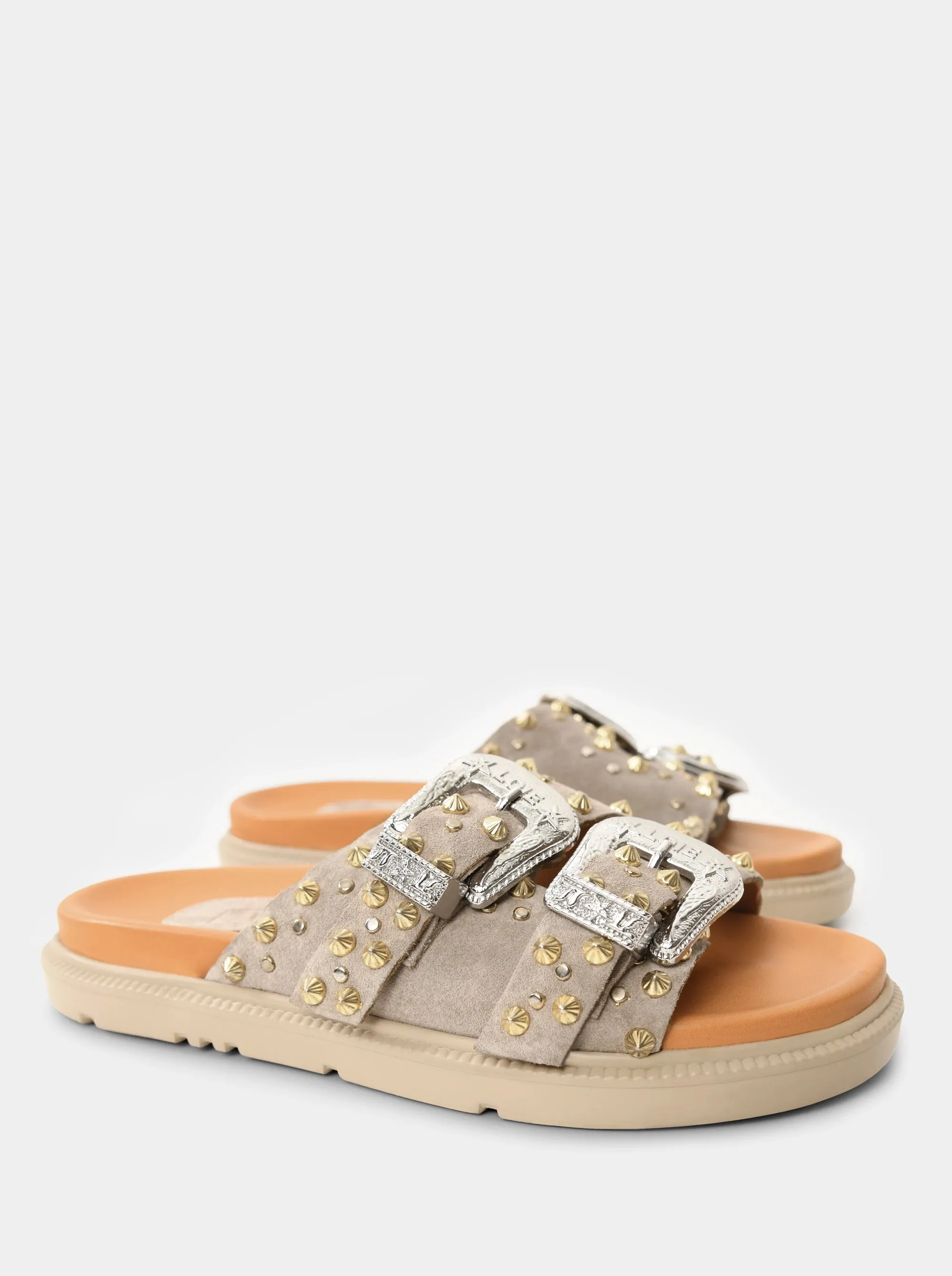 MEDISON MINK SUEDE SLIPPERS