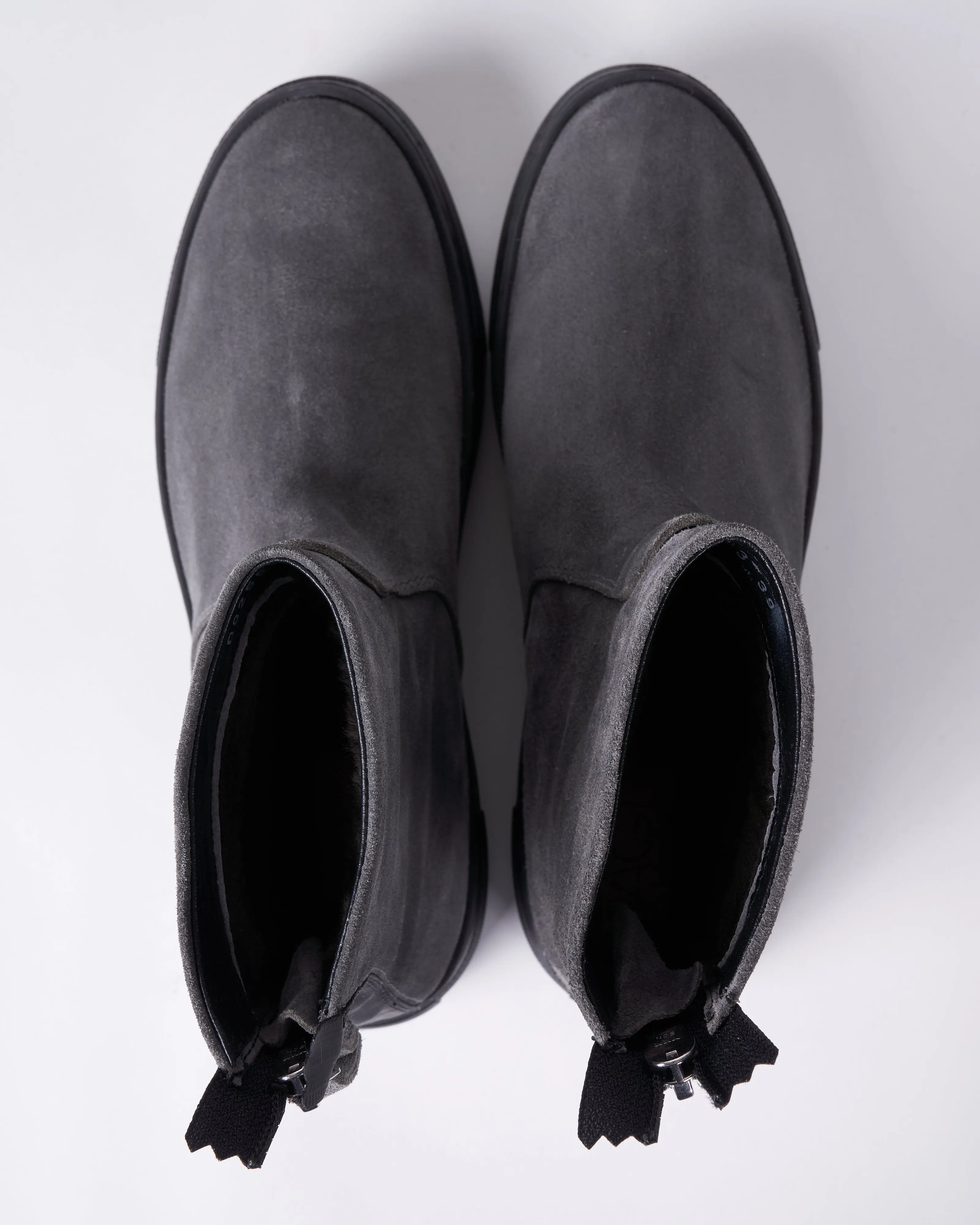 meghan bootie - carbon-nero e767