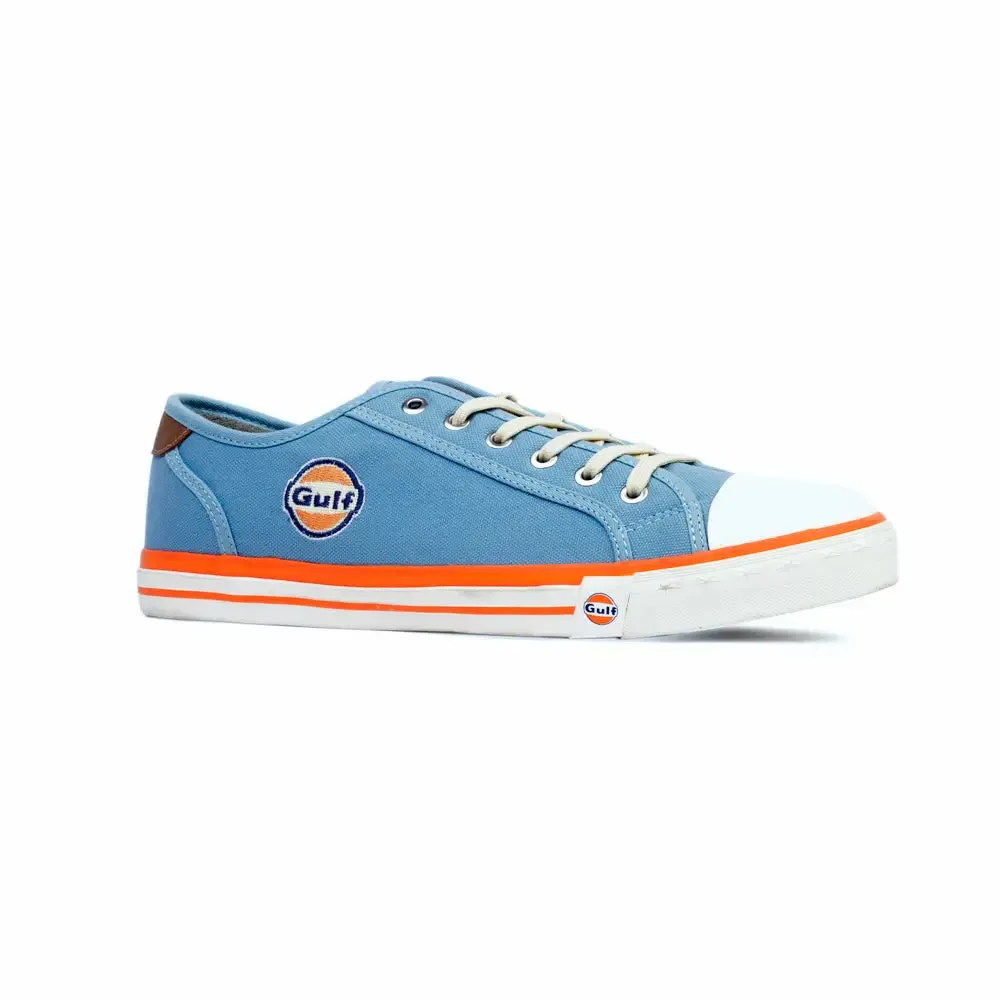 Men's Gulf Low-Top Canvas Sneakers in Gulf Blue