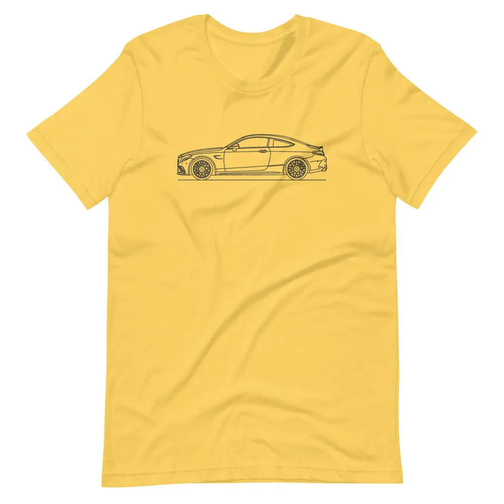 Mercedes-AMG C 63 Coupe W205 silhouette T-shirt