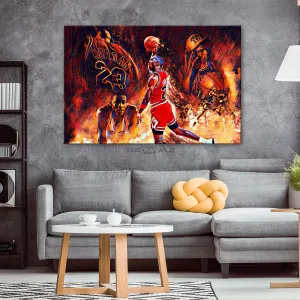 Michael Jordan Canvas Painting Wall Art