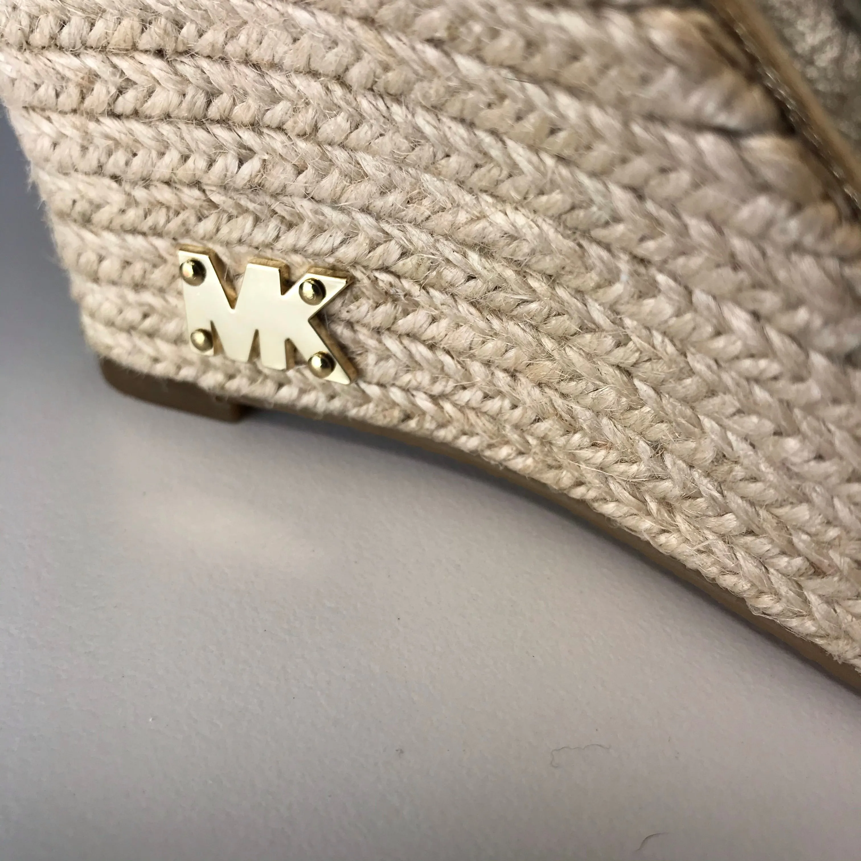 Michael Kors Gold Wedges