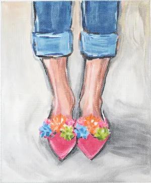 MLD-PL-07Pom Pom Shoes