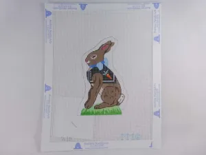 MM Designs Needlepoint W10 Brown Bunny