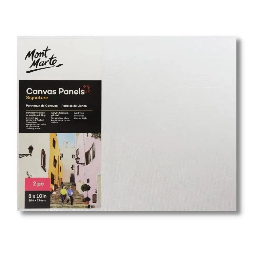 MONT MARTE Canvas Panels 8″ x 10″ 2pcs