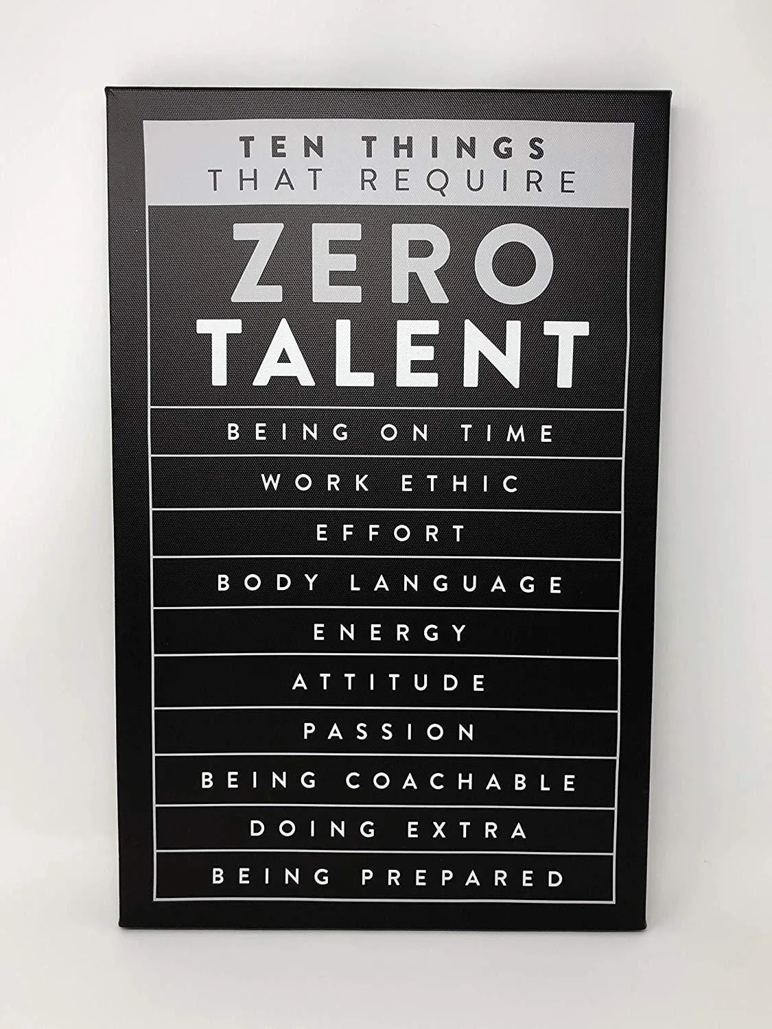 Motivational Canvas | Zero Talent