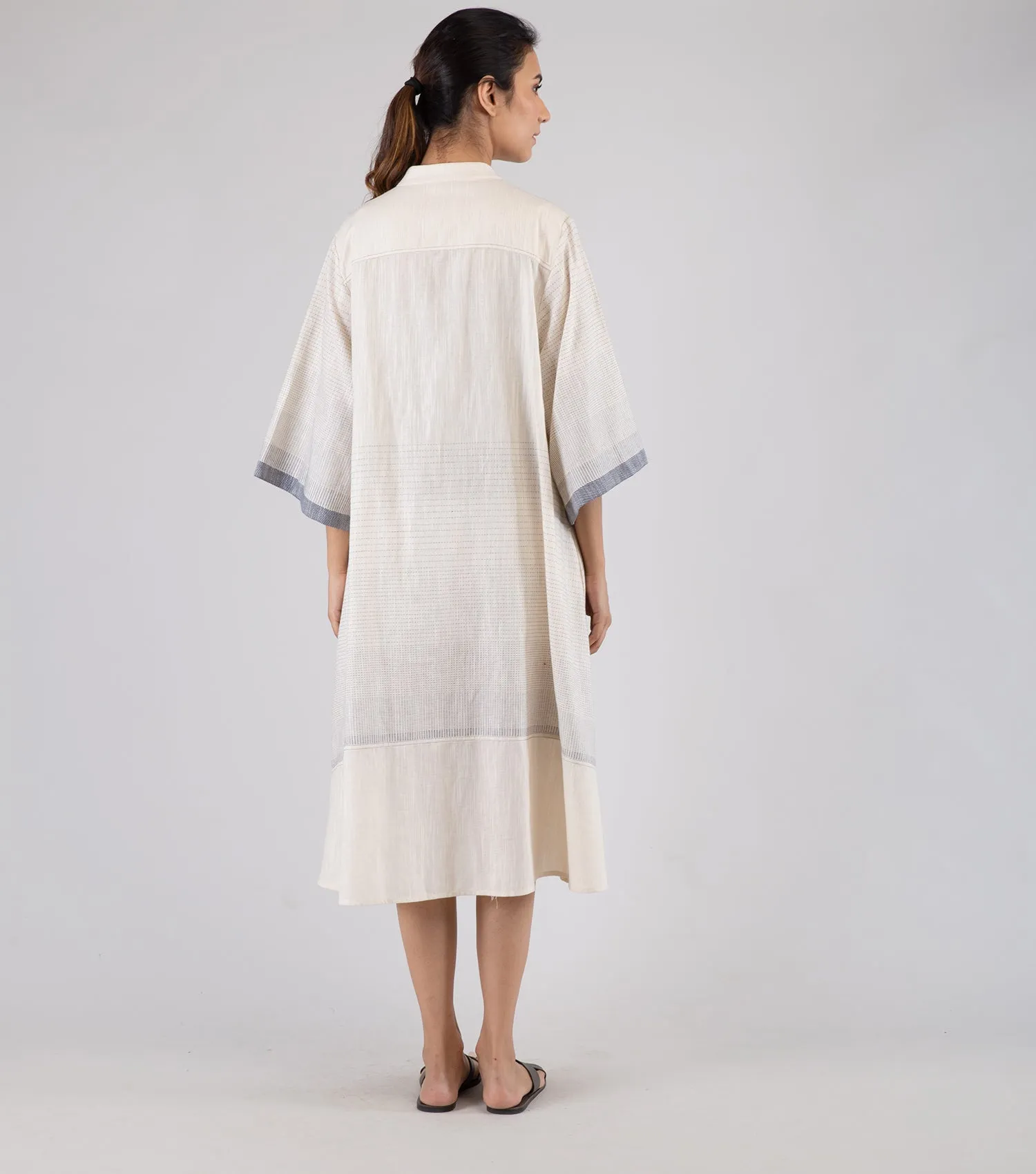 Natural Cotton Shirt Dress