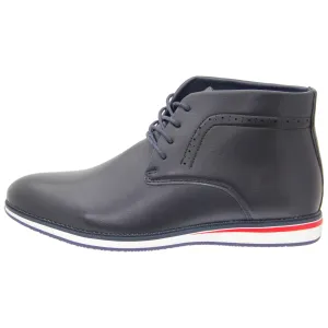 Navy Casual Mid Top Boot