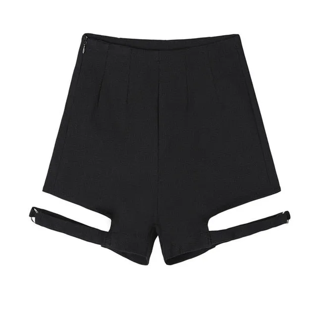 New Arrival Hot sale Short Punk Girl's Skirt Short Gothic Harajuku Summer Gray Plaid Skirts Shorts Women Pleated Skir