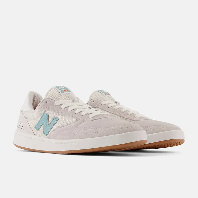 New Balance Numeric 440 Light Grey/Aqua Sea Shoes