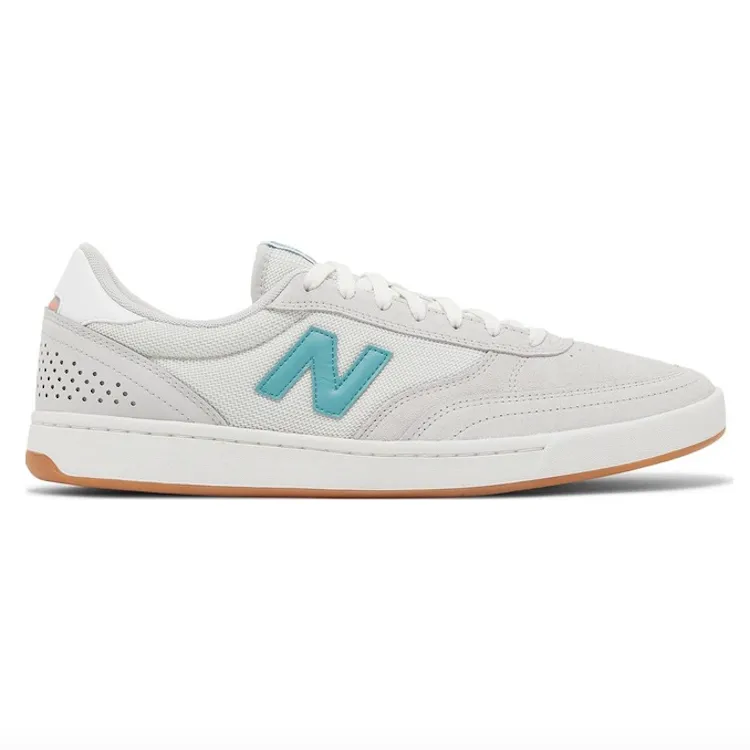 New Balance Numeric 440 Light Grey/Aqua Sea Shoes