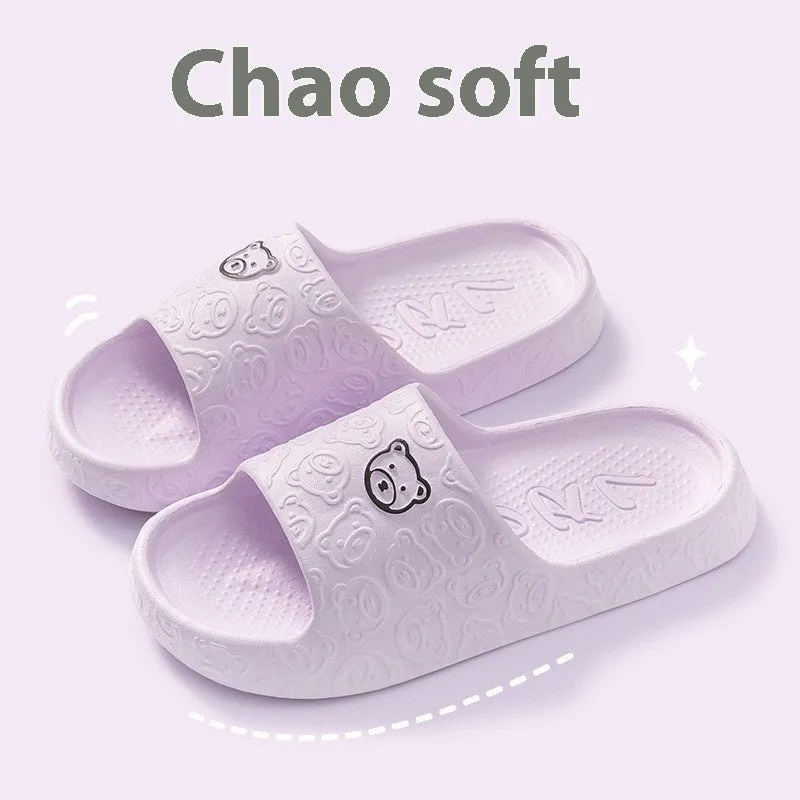 Non-slip Slippers Men's Interior Home Soft Bottom Couple Home Bathroom Deodorant