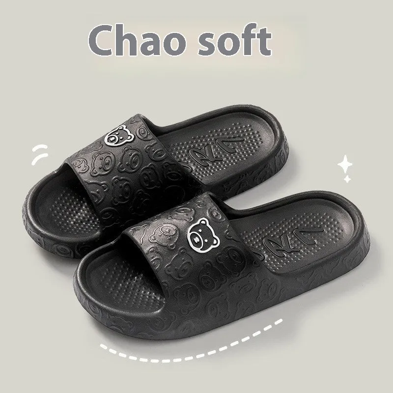Non-slip Slippers Men's Interior Home Soft Bottom Couple Home Bathroom Deodorant