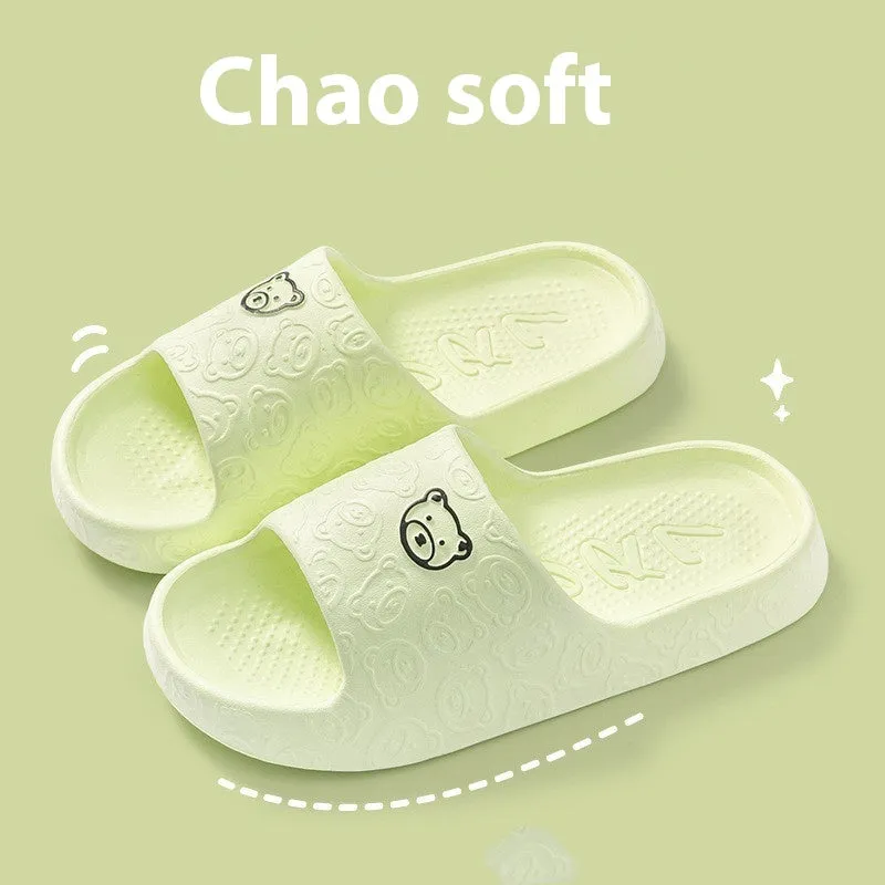 Non-slip Slippers Men's Interior Home Soft Bottom Couple Home Bathroom Deodorant