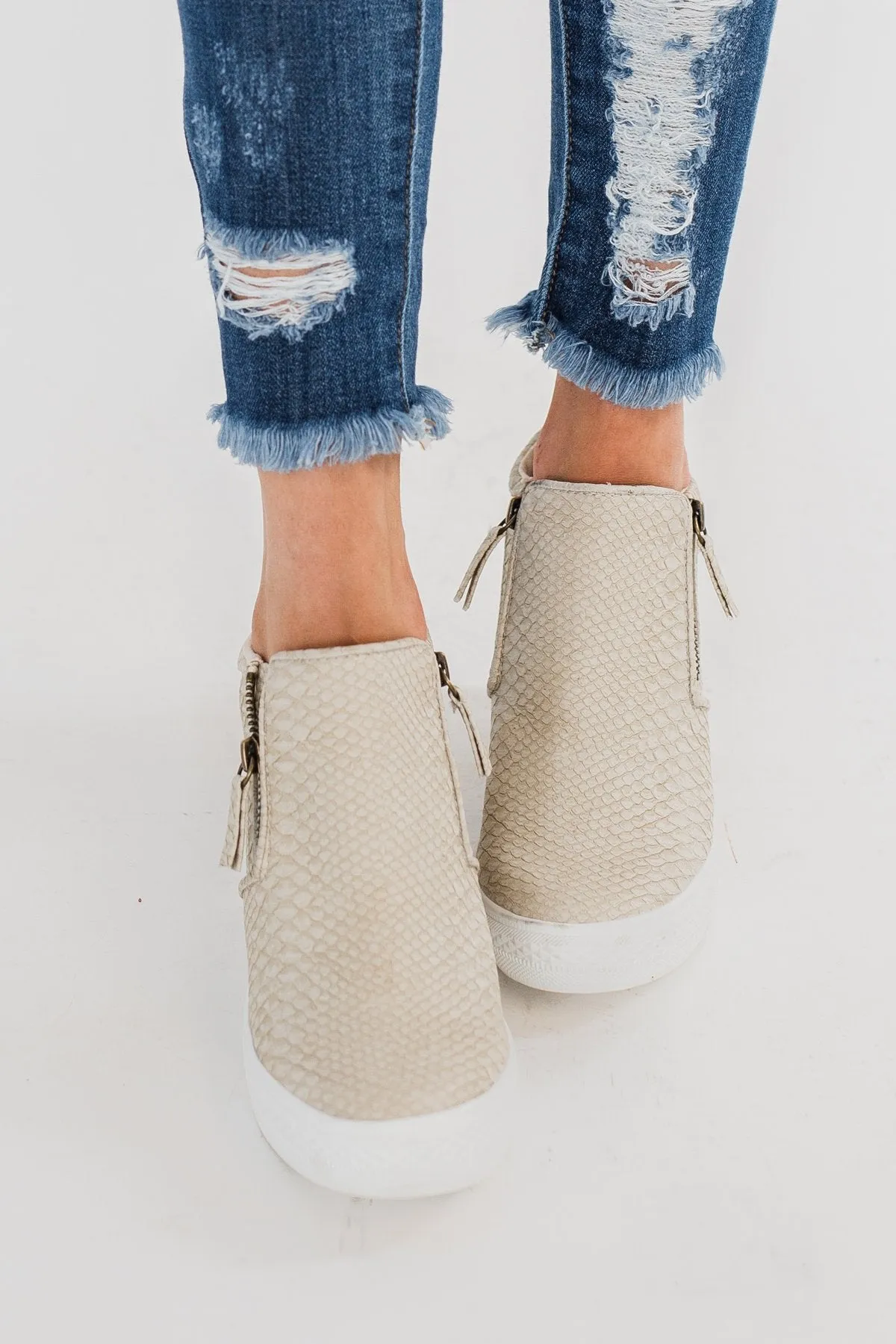 Not Rated Timmibelle Wedges- Cream