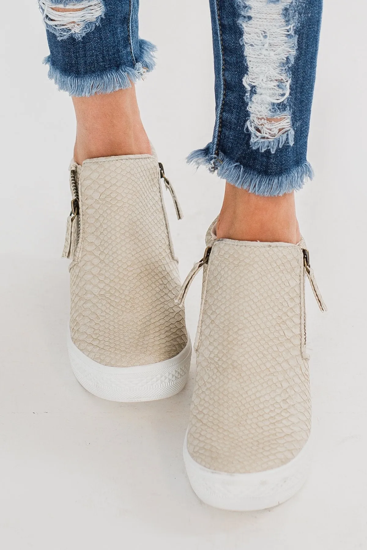 Not Rated Timmibelle Wedges- Cream